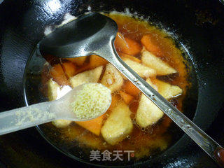 胡萝卜烧豆腐的做法步骤：12