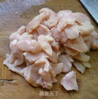 扁豆炒鸡胸肉的做法步骤：5