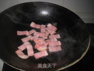 青椒烟肉的做法步骤：4