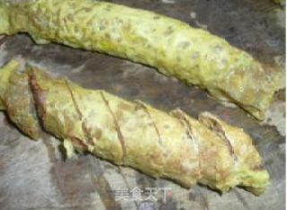 蛋皮肉卷的做法步骤：6