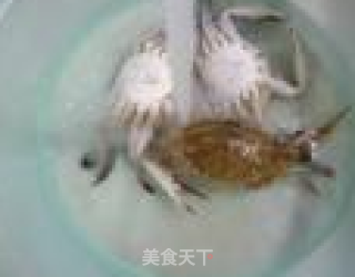 小娘蟹蒸豆腐的做法步骤：3