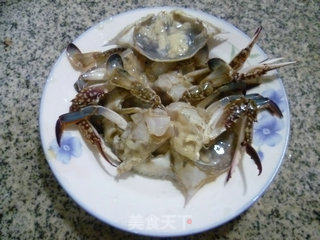 小娘蟹蒸豆腐的做法步骤：4