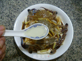小娘蟹蒸豆腐的做法步骤：12