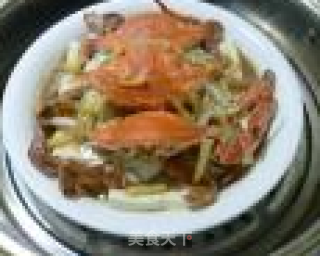 小娘蟹蒸豆腐的做法步骤：15