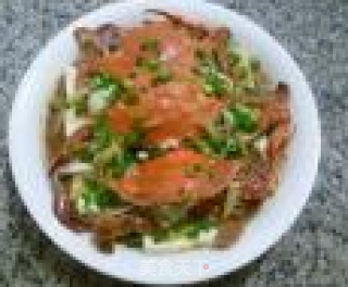 小娘蟹蒸豆腐的做法步骤：16