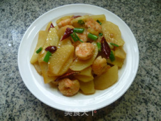 虾仁炒土豆的做法步骤：14