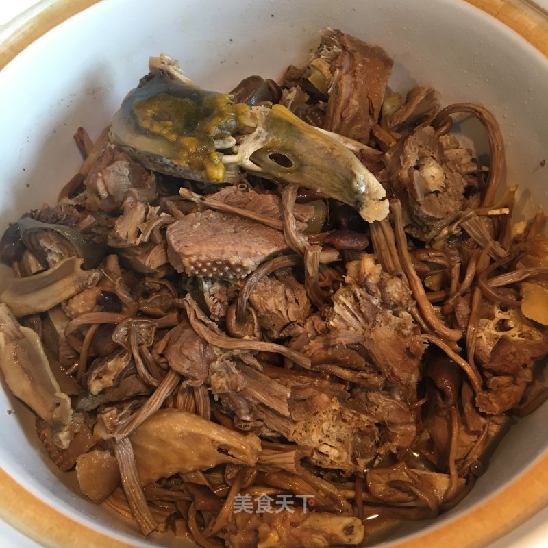茶树菇老鸭煲的做法