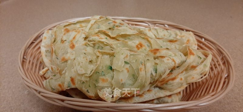 快手手葱油饼的做法