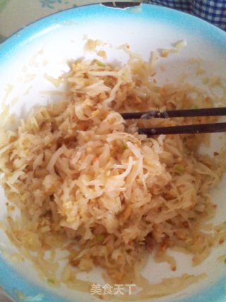 酥香白萝卜饼的做法步骤：2