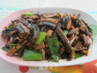 大葱爆黄鳝的做法步骤：10