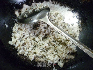 橄榄菜炒饭的做法步骤：3