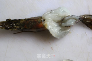 微波炉出好菜——榄菜塔吉虾的做法步骤：3