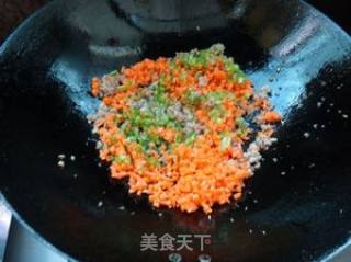 肉末榄菜胡萝卜的做法步骤：5