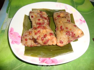 【五香蛋黄肉粽】----给家人的端午节爱心礼物的做法步骤：21