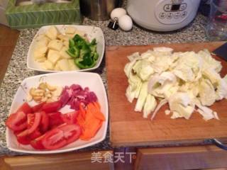 土豆炖橄榄的做法步骤：2