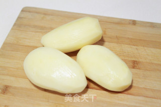 煎薯条的做法步骤：2