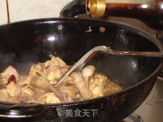 草鸡炖蘑菇的做法步骤：12
