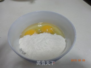 韭菜鸡蛋饼的做法步骤：3