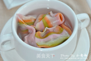 【彩虹馄饨】为宝宝打造的美食的做法步骤：14