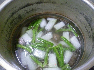 冬瓜梅豆排骨汤的做法步骤：13
