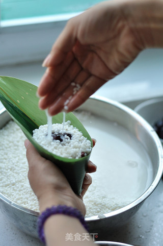 红豆粽的做法步骤：7