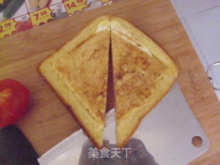 香煎三明治的做法步骤：7