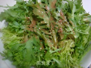麻酱苦菊的做法步骤：4