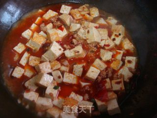 家常麻辣豆腐的做法步骤：5