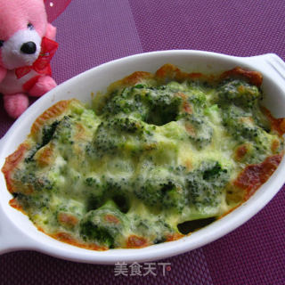焗西兰花的做法步骤：6