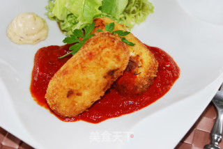 蟹肉白酱可乐饼的做法步骤：13