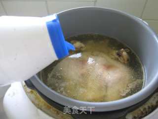 瑶柱炖鸡汤的做法步骤：10