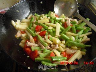 土豆豆角焖面的做法步骤：4