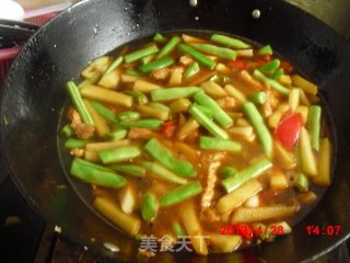 土豆豆角焖面的做法步骤：5