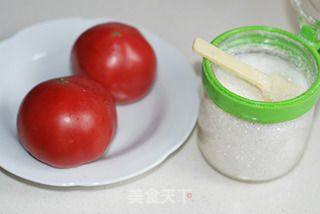 糖腌番茄的做法步骤：1