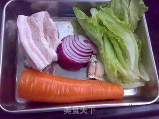 什蔬回锅肉的做法步骤：1