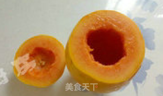 木瓜椰奶冻的做法步骤：2
