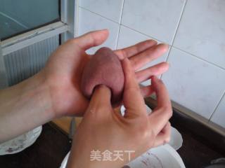 紫薯窝头的做法步骤：8