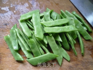 糖醋油豆角的做法步骤：3