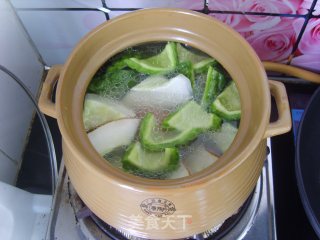 【清补老火靓汤——夏天篇】老黄瓜黄豆煲猪骨的做法步骤：13