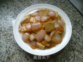 洋葱炒豆腐的做法步骤：15