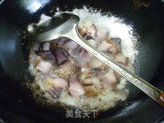 洋葱笋干炒酱肉的做法步骤：7