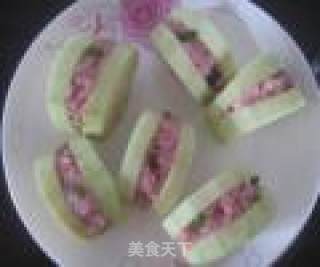 蒜香茄盒的做法步骤：4