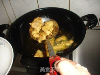 椒盐肉片的做法步骤：11