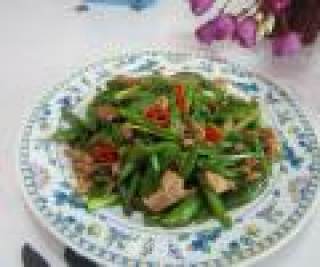 四季豆炒肉的做法步骤：7