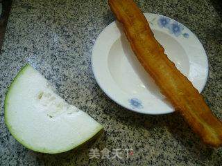 油条冬瓜汤的做法步骤：1