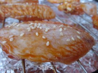 无辣蜜汁烤翅的做法步骤：7
