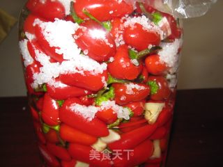 自制泡椒的做法步骤：4