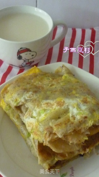 杂粮煎饼的做法步骤：7