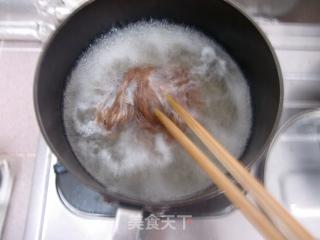 夏日缤纷——五彩丝煮面的做法步骤：3