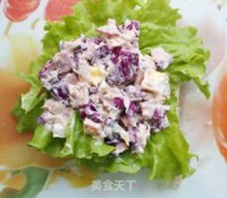 金枪鱼火腿煎蛋三明治的做法步骤：10